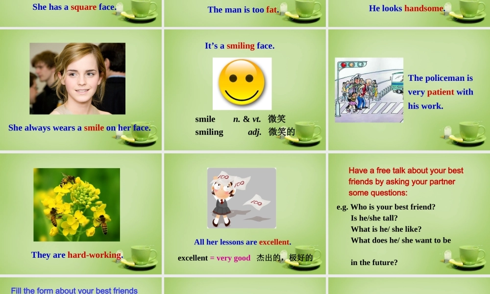 江苏省东海县横沟中学八年级英语上册 Unit 1 Friends Task课件.ppt