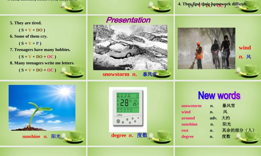 江苏省东海县横沟中学八年级英语上册 Unit 7 Seasons Integrated skills课件2.ppt