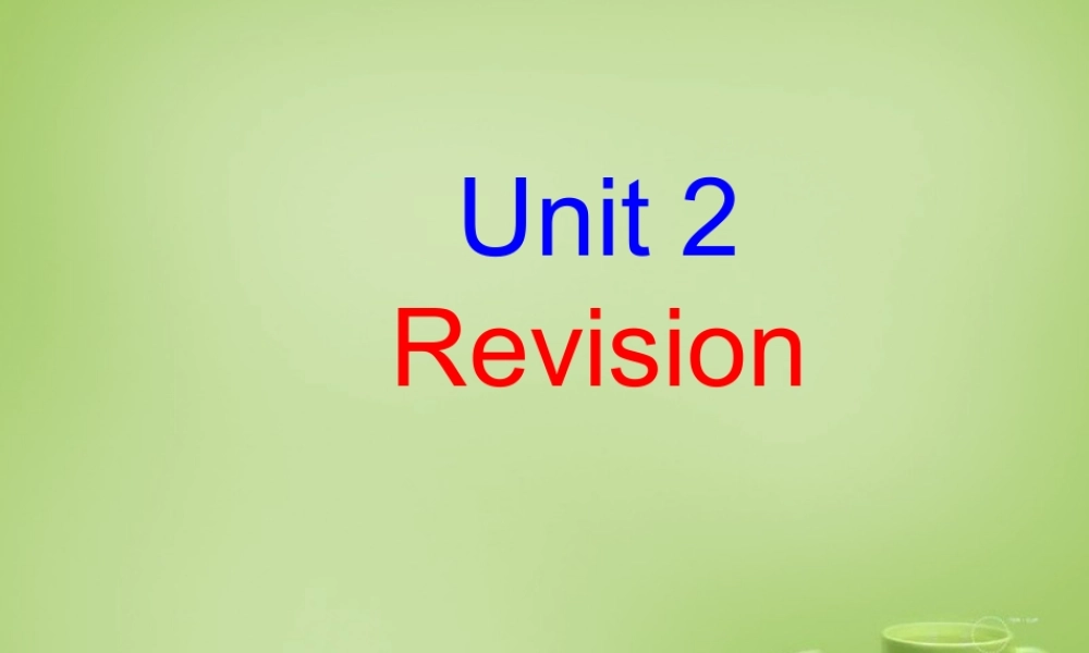 江苏省东海县横沟中学八年级英语下册 Unit 2 Travelling复习课件 .ppt