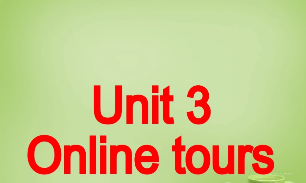 江苏省东海县横沟中学八年级英语下册 Unit 3 Online tours Study skills课件 .ppt