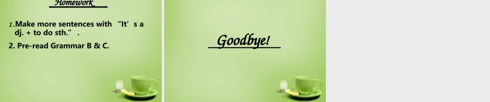 江苏省东海县横沟中学八年级英语下册 Unit 6 Sunshine for all Grammar 1课件 .ppt