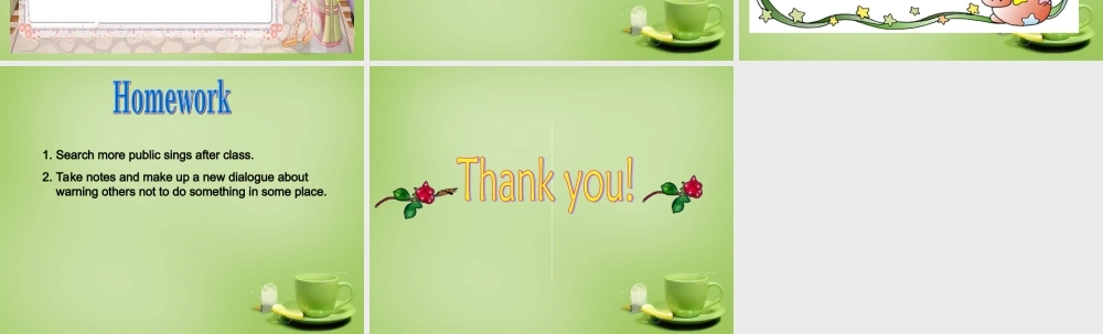 江苏省东海县横沟中学八年级英语下册 Unit 5 Good manners Intergrated skills课件 .ppt