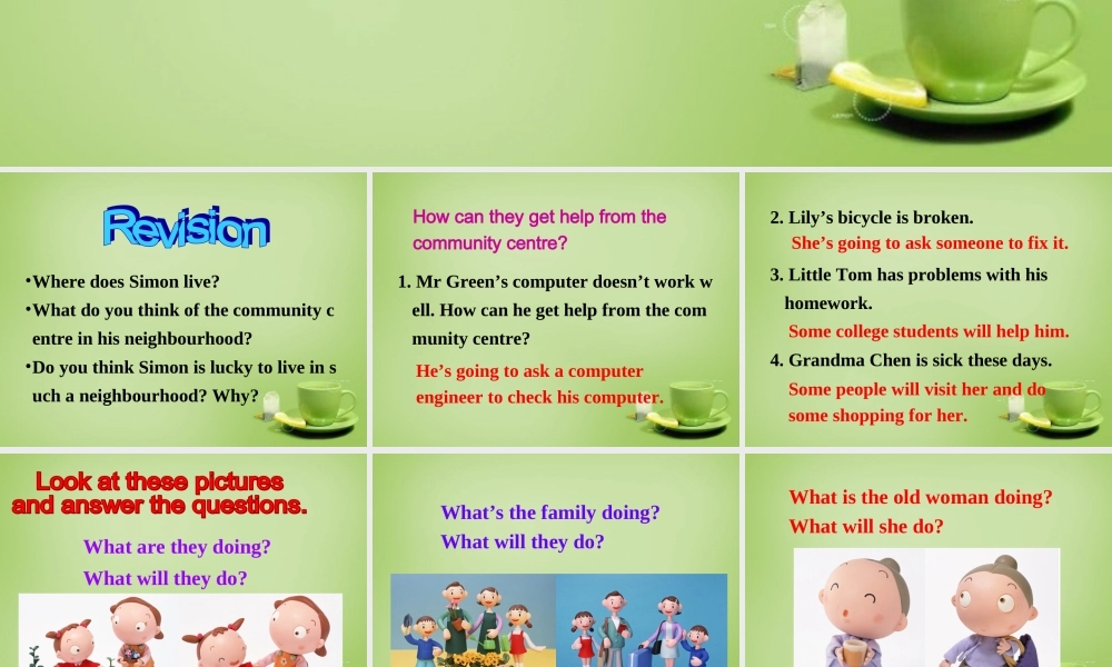 江苏省东海县横沟中学七年级英语下册 Unit 2 Neighbours Grammar课件 .ppt