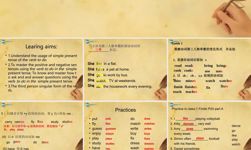 江苏省东海县晶都双语学校七年级英语上册 Unit 2 Let's play sports！Grammar（2）课件 .ppt