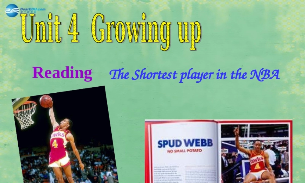 江苏省东台市南沈灶镇中学九年级英语上册 Unit 4 Growing up Reading课件 .ppt