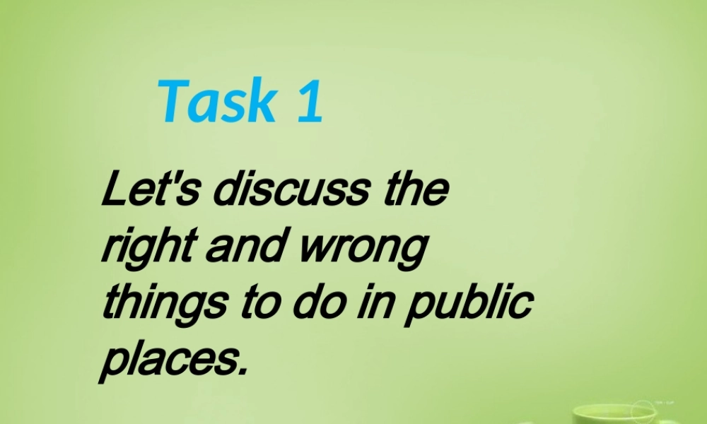 江苏省姜堰区叶甸初级中学八年级英语下册 Unit 5 Good manners Integrated skills课件 .ppt