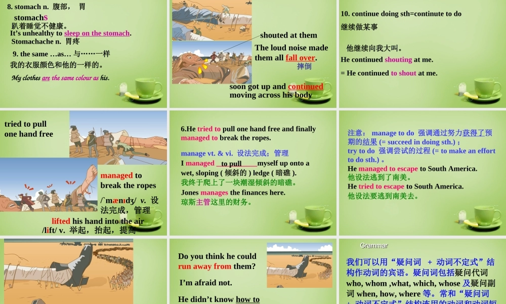 江苏省姜堰区叶甸初级中学八年级英语下册 Unit 4 A good read复习课件 .ppt