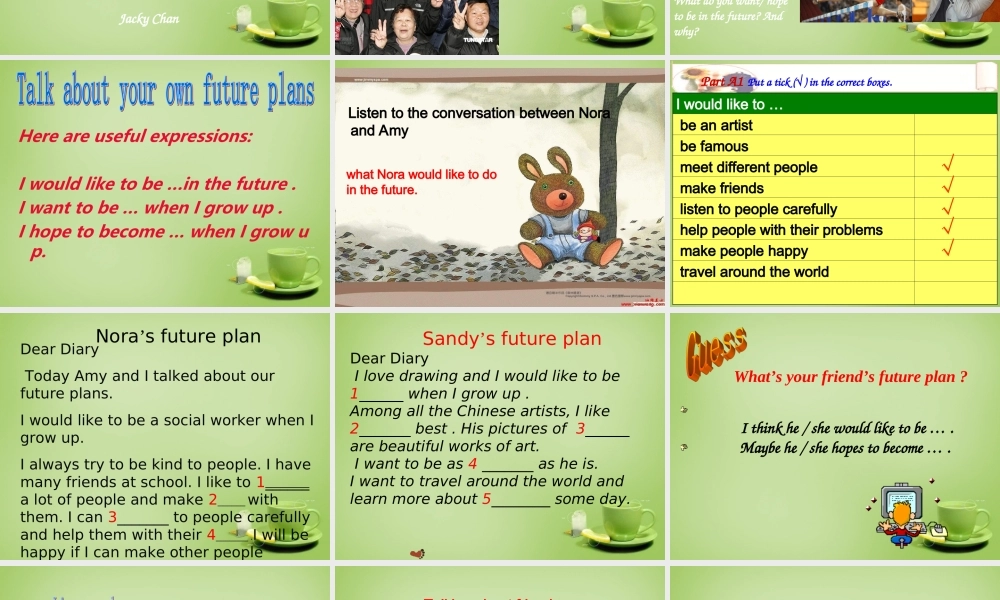 江苏省句容市后白中学八年级英语上册 Unit 1 Friends Integrated Skills课件.ppt