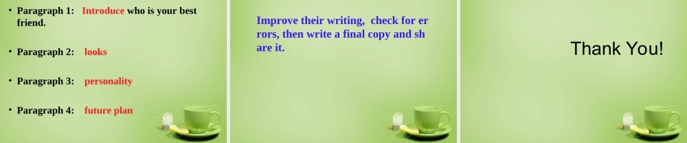 江苏省句容市后白中学八年级英语上册 Unit 1 Friends Task课件.ppt