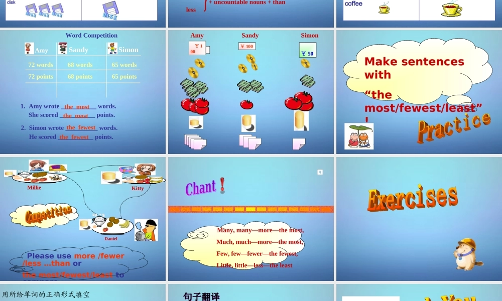 江苏省句容市后白中学八年级英语上册 Unit 2 School life Grammar课件.ppt