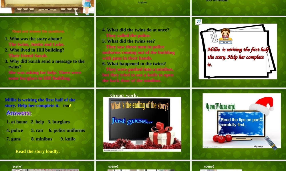 江苏省句容市后白中学九年级英语上册 Unit 6 TV programmes Task课件 .ppt