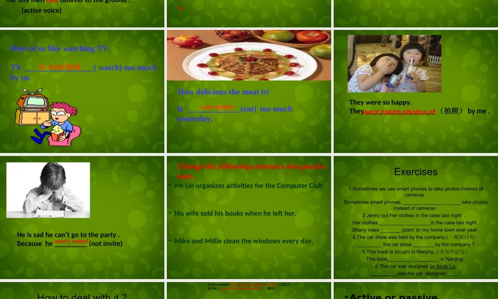 江苏省句容市天王中学八年级英语下册 Unit 7 International Charities Grammar课件 .ppt