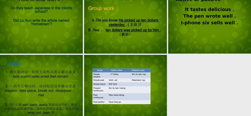 江苏省句容市天王中学八年级英语下册 Unit 7 International Charities Grammar课件 .ppt