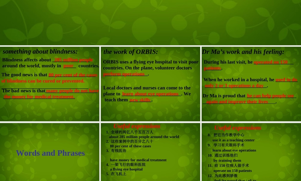 江苏省句容市天王中学八年级英语下册 Unit 7 International Charities Reading2课件 .ppt