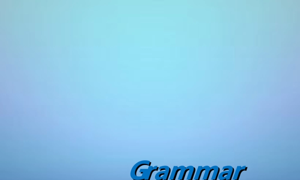 江苏省溧水县孔镇中学八年级英语下册 Unit 8 A green world Grammar课件2 .ppt