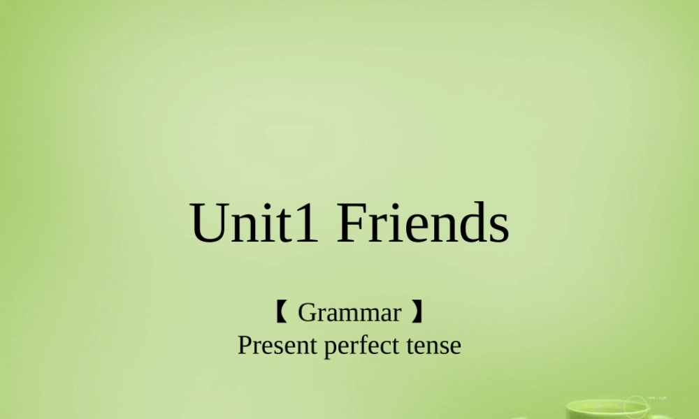 江苏省连云港市东海县晶都双语学校八年级英语下册 Unit 1 Past and Present Grammar 2课件 .ppt