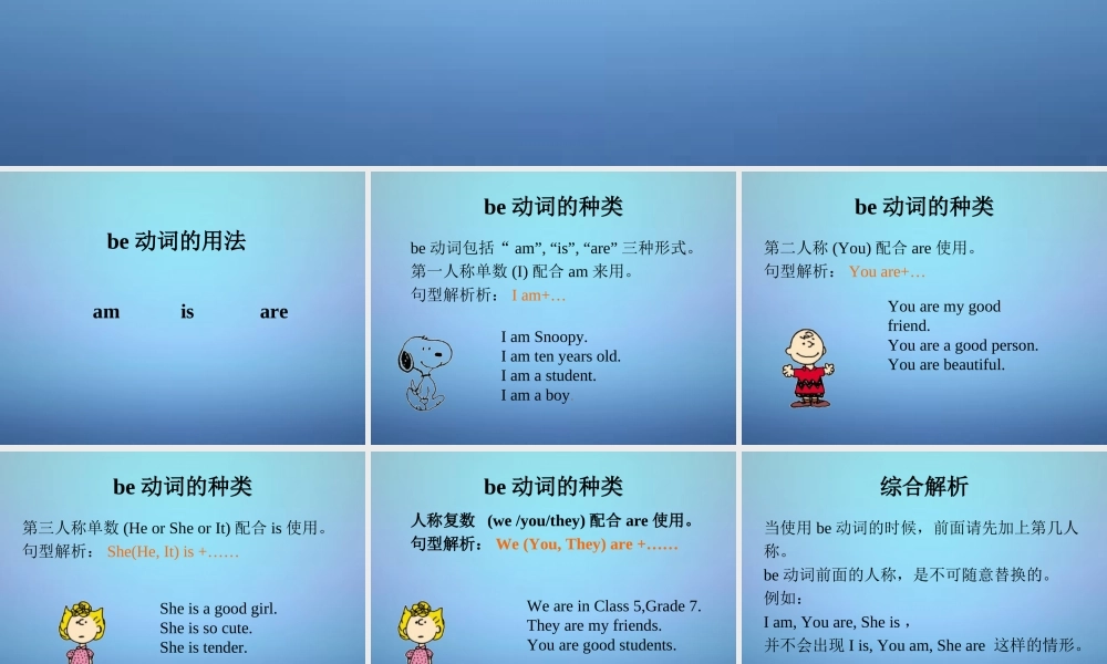 江苏省南京师范大学附属中学新城初级中学怡康街分校七年级英语上册 Unit 1 This is me Grammar课件 .ppt