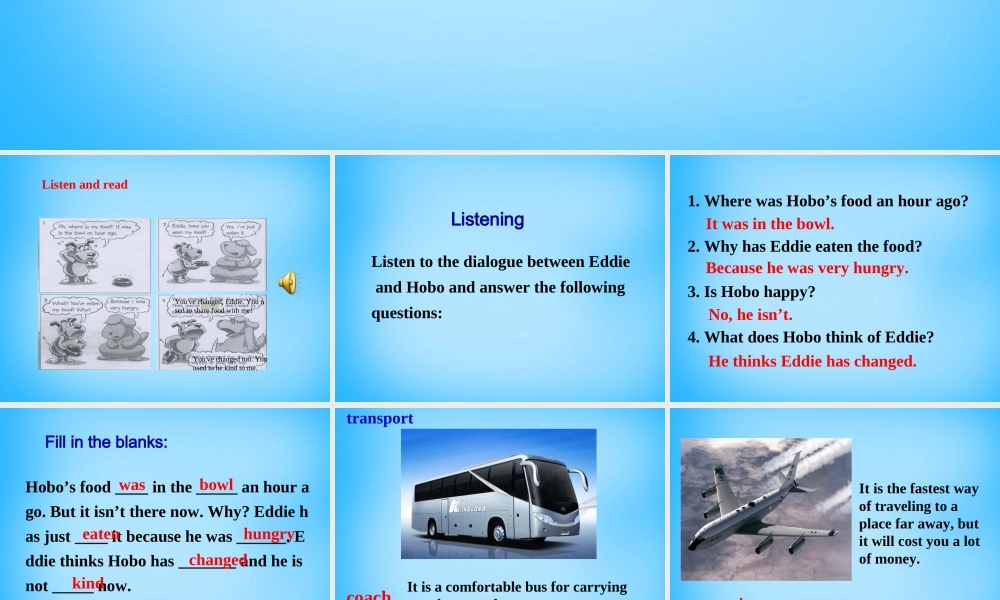 江苏省南京市六合区横梁初级中学八年级英语下册 Unit 1 Past and Present Welcome to the Unit课件 .ppt