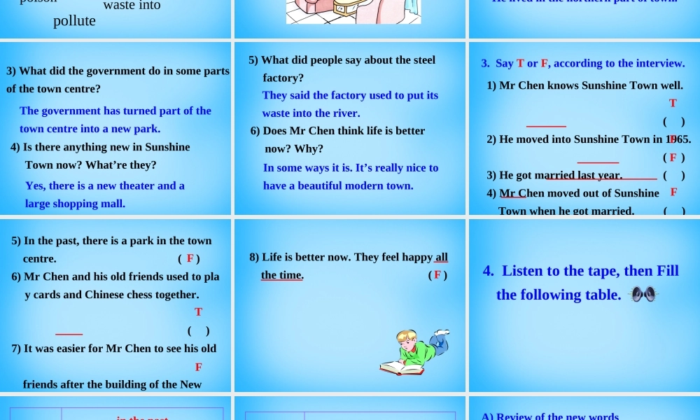江苏省南京市六合区横梁初级中学八年级英语下册 Unit 1 Past and Present Reading 3课件 .ppt