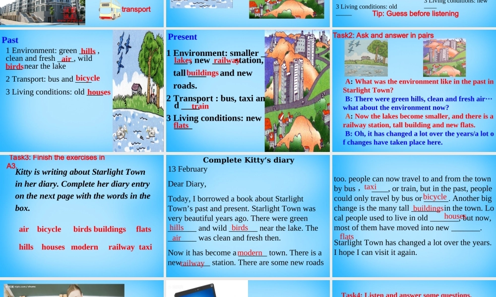 江苏省南京市六合区横梁初级中学八年级英语下册 Unit 1 Past and Present课件 .ppt