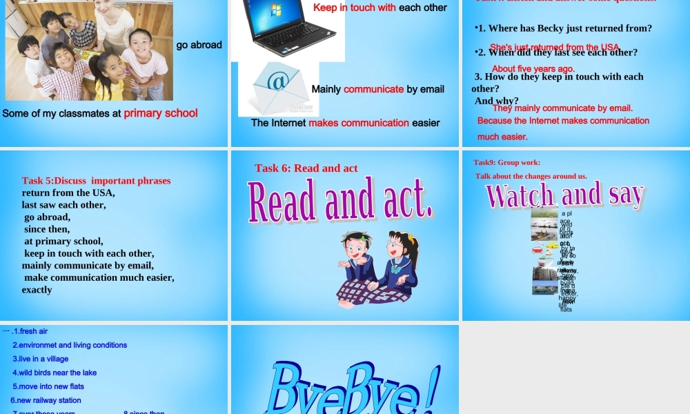 江苏省南京市六合区横梁初级中学八年级英语下册 Unit 1 Past and Present课件 .ppt