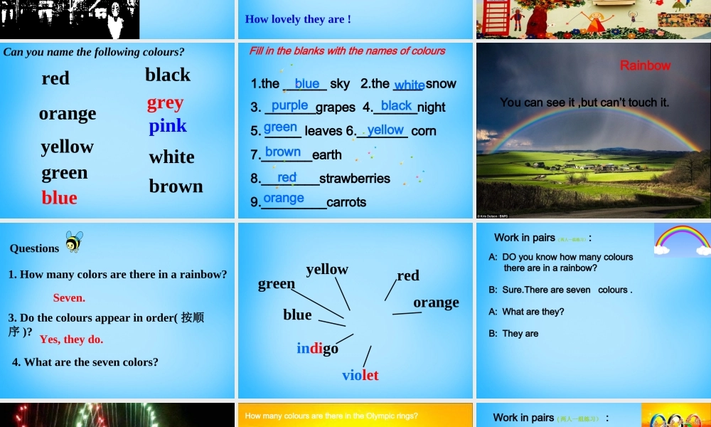 江苏省南京市六合区横梁初级中学九年级英语上册 Unit 2 Colour课件1 .ppt