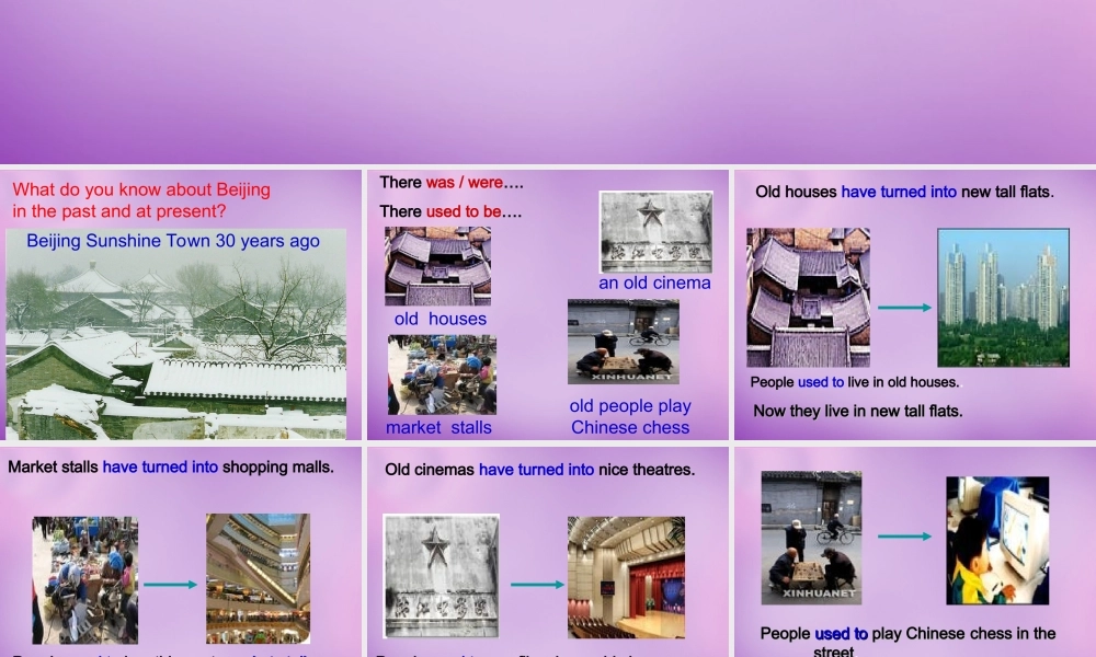 江苏省南京市长城中学八年级英语下册 Unit 1 Past and Present Reading课件 .ppt