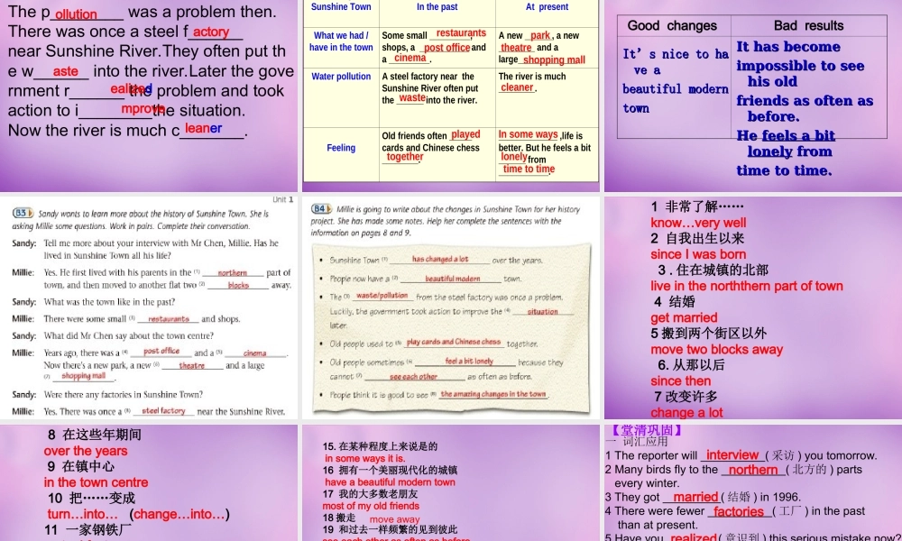 江苏省南京市长城中学八年级英语下册 Unit 1 Past and Present Reading课件 .ppt