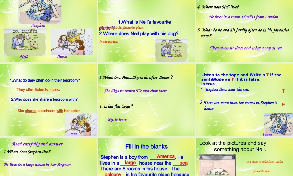 江苏省南京市长城中学七年级英语下册 Unit 1 Dream homes Reading 1课件 .ppt