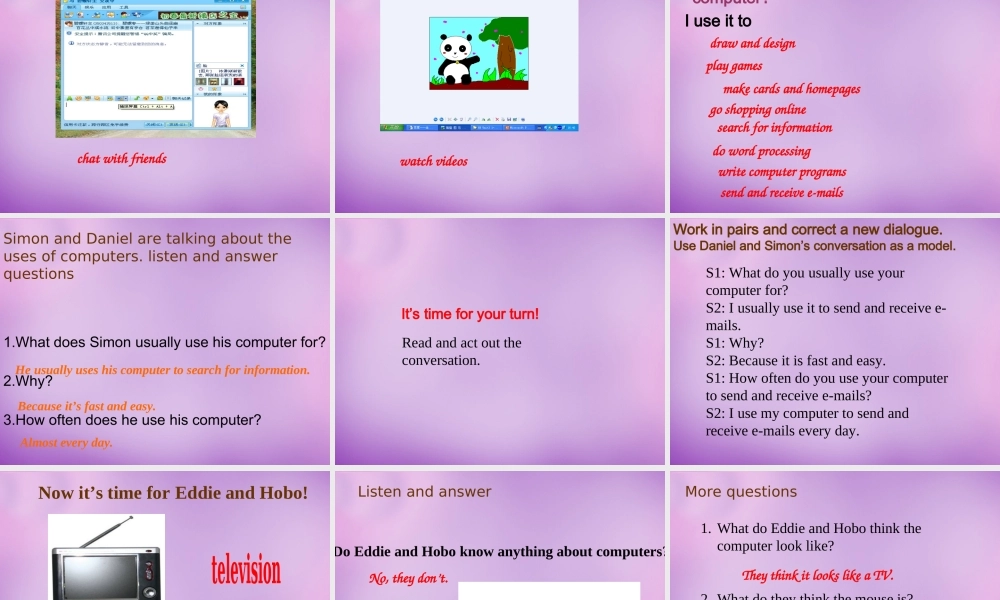 江苏省南京市长城中学八年级英语下册 Unit 3 Online tours Welcome to the unit课件1 .ppt