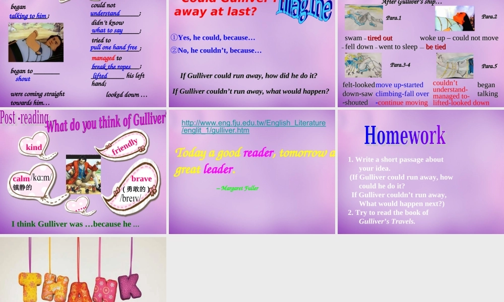 江苏省南京市长城中学八年级英语下册 Unit 4 A good read reading课件2 .ppt