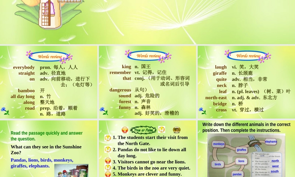 江苏省南京市长城中学七年级英语下册 Unit 4 Finding your way Reading课件 .ppt