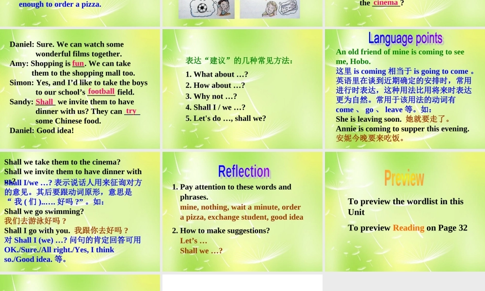 江苏省南京市长城中学七年级英语下册 Unit 3 Welcome to Sunshine Town Welcome to the Unit课件 .ppt