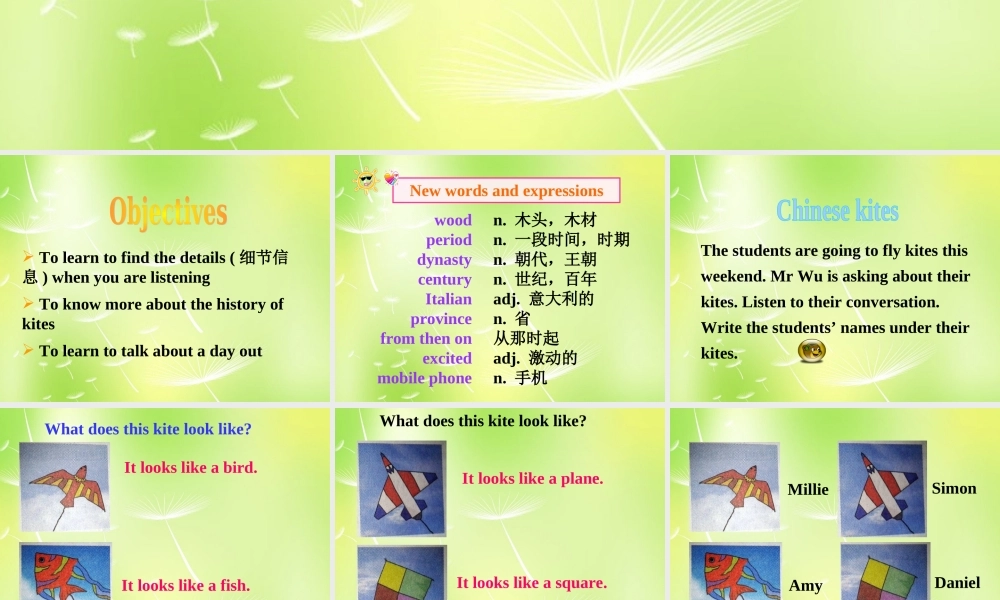 江苏省南京市长城中学七年级英语下册 Unit 6 Outdoor fun Integrated skills课件 .ppt