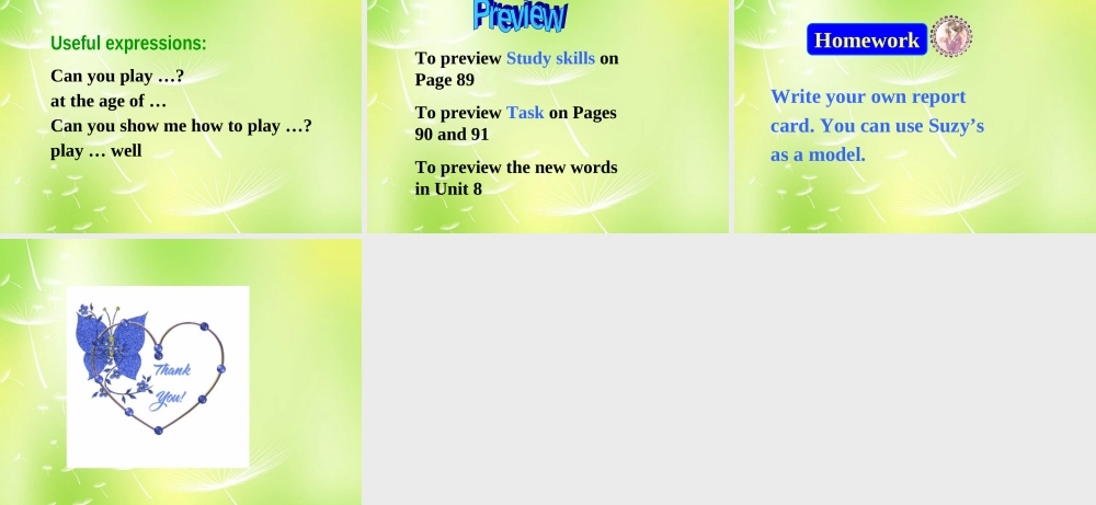 江苏省南京市长城中学七年级英语下册 Unit 7 Abilities Integrated skills课件 .ppt