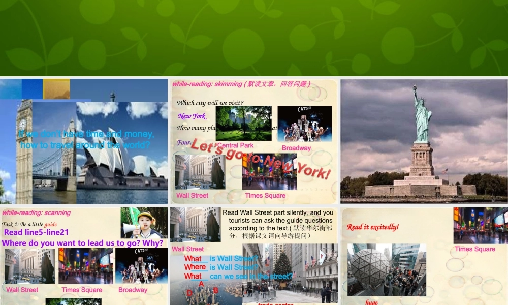 江苏省苏州市高新区第三中学校八年级英语下册 Unit 3 Online tours Reading课件 .ppt