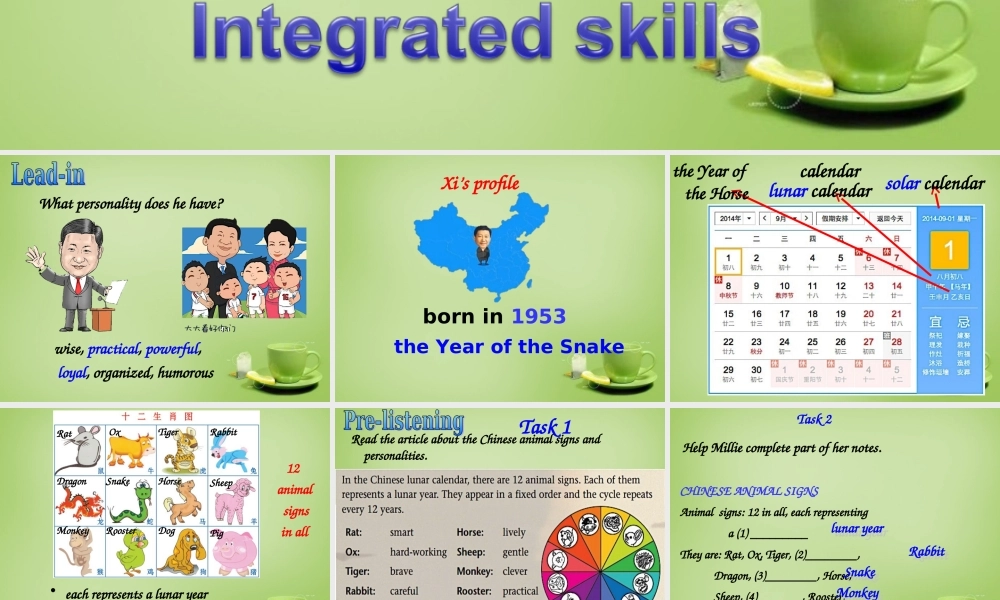 江苏省苏州市高新区第三中学校九年级英语上册《Unit 1 Know yourself Integrated skills & Study skills》课件 .ppt