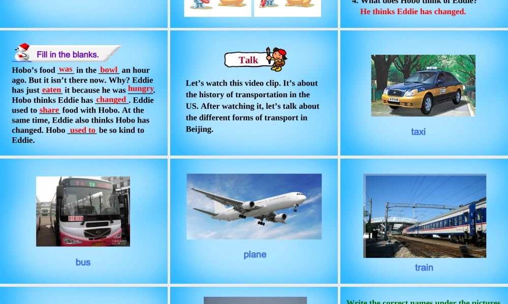 江苏省宿迁市泗洪县育才实验学校八年级英语下册 Unit 1 Past and Present P1 Welcome to the unit课件 .ppt