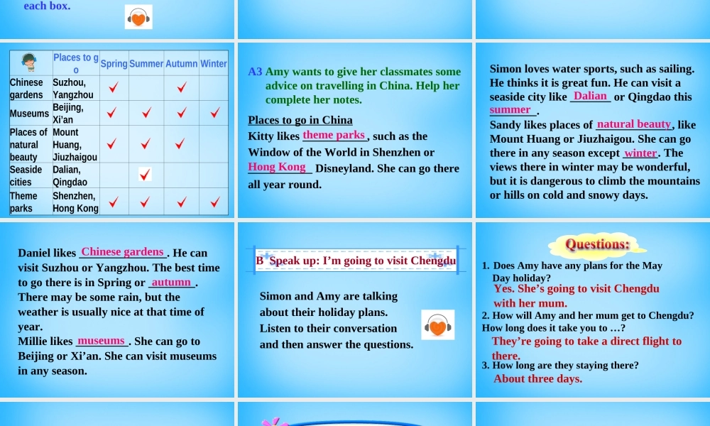 江苏省宿迁市泗洪县育才实验学校八年级英语下册 Unit 2 Travelling P4 Integrated skills课件 .ppt