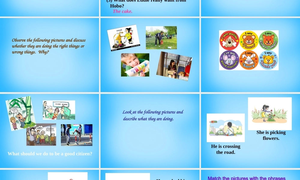 江苏省宿迁市泗洪县育才实验学校八年级英语下册 Unit 5 Good manners P1 Welcome to the unit课件 .ppt