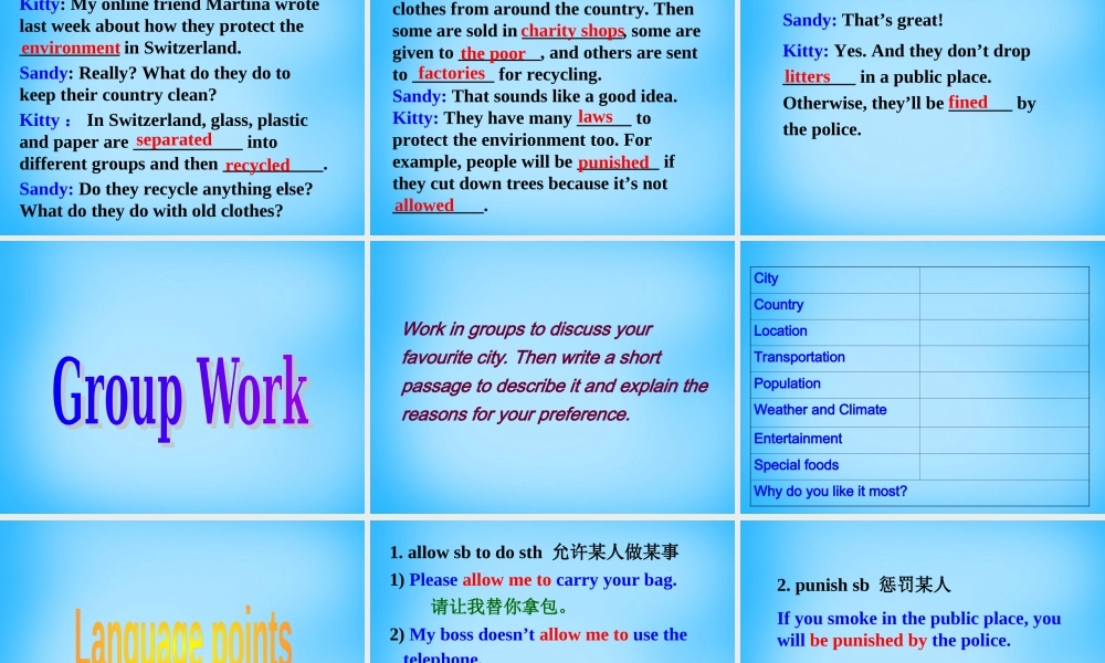 江苏省宿迁市泗洪县育才实验学校八年级英语下册 Unit 8 A green world P2 Reading课件 .ppt