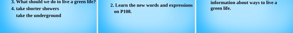 江苏省宿迁市泗洪县育才实验学校八年级英语下册 Unit 8 A green world P1 Welcome to the unit课件 .ppt