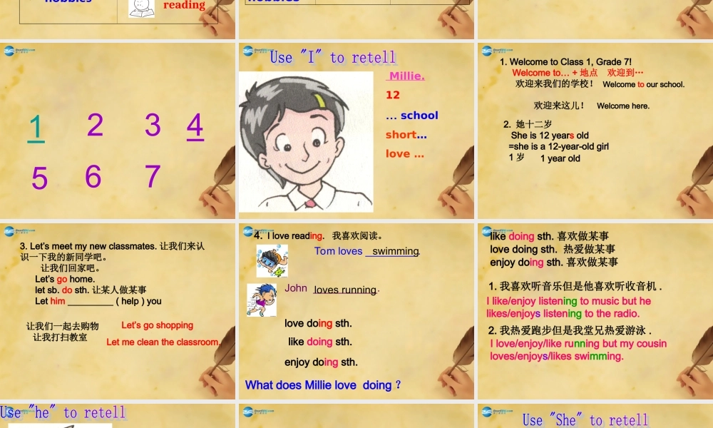 江苏省太仓市第二中学七年级英语上册 Unit 1 This is me！Reading课件 .ppt