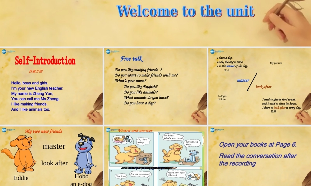 江苏省太仓市第二中学七年级英语上册 Unit 1 This is me！Welcome to the unit课件 .PPT