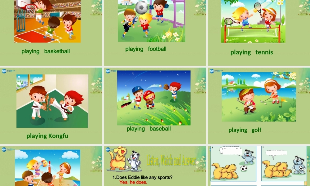 江苏省太仓市第二中学七年级英语上册 Unit 2 Let's play sports！课件 .ppt