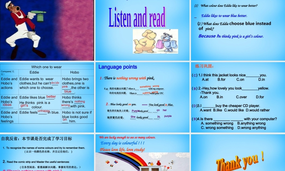 江苏省泰州市沈毅中学九年级英语上册 Unit 2 Colour Welcome to the unit课件 .ppt