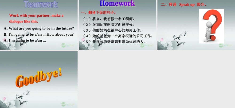 江苏省无锡市长安中学七年级英语下册《Unit 2 Neighbours》Integrated skills课件 .ppt