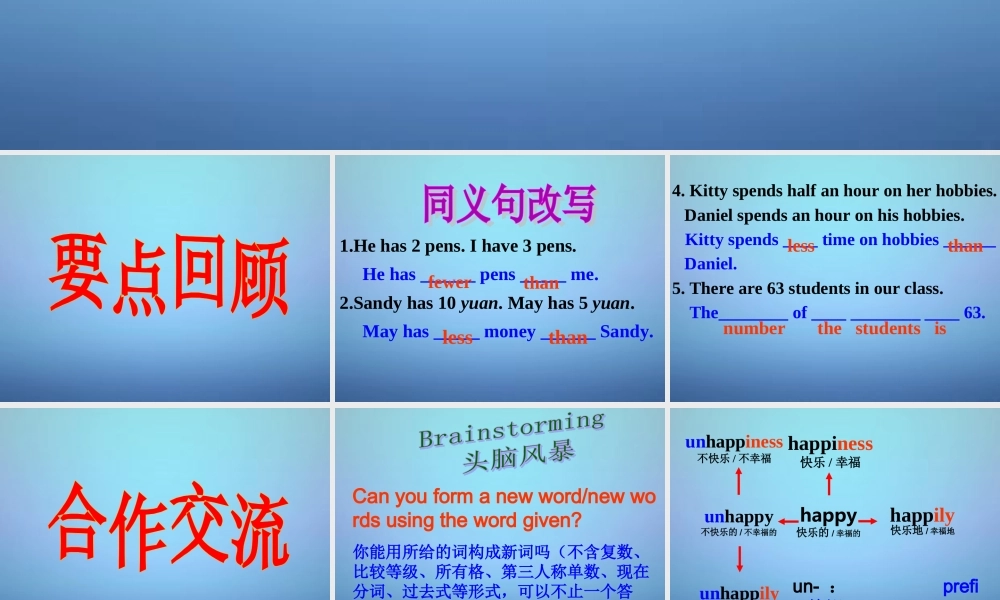 江苏省兴化市昭阳湖初级中学八年级英语上册 Unit 2 School life Study skills课件.ppt