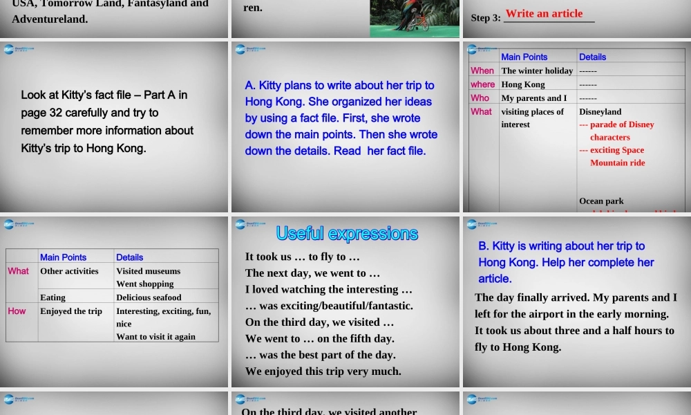 江苏省兴化市昭阳湖初级中学八年级英语下册 Unit 2 Travelling Task课件 .ppt