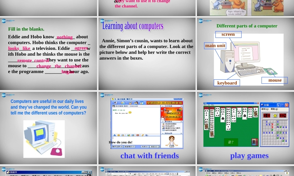 江苏省兴化市昭阳湖初级中学八年级英语下册 Unit 3 Online tours Welcome to the unit课件 .ppt